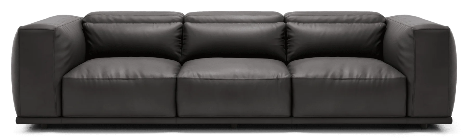 large black sofa